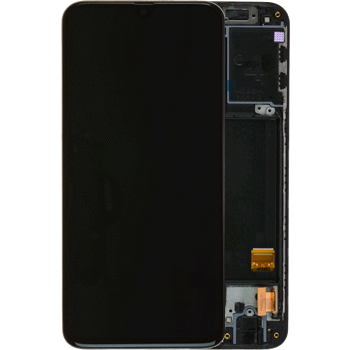 Ecran pour Samsung A40 SM-405F Noir avec cadre