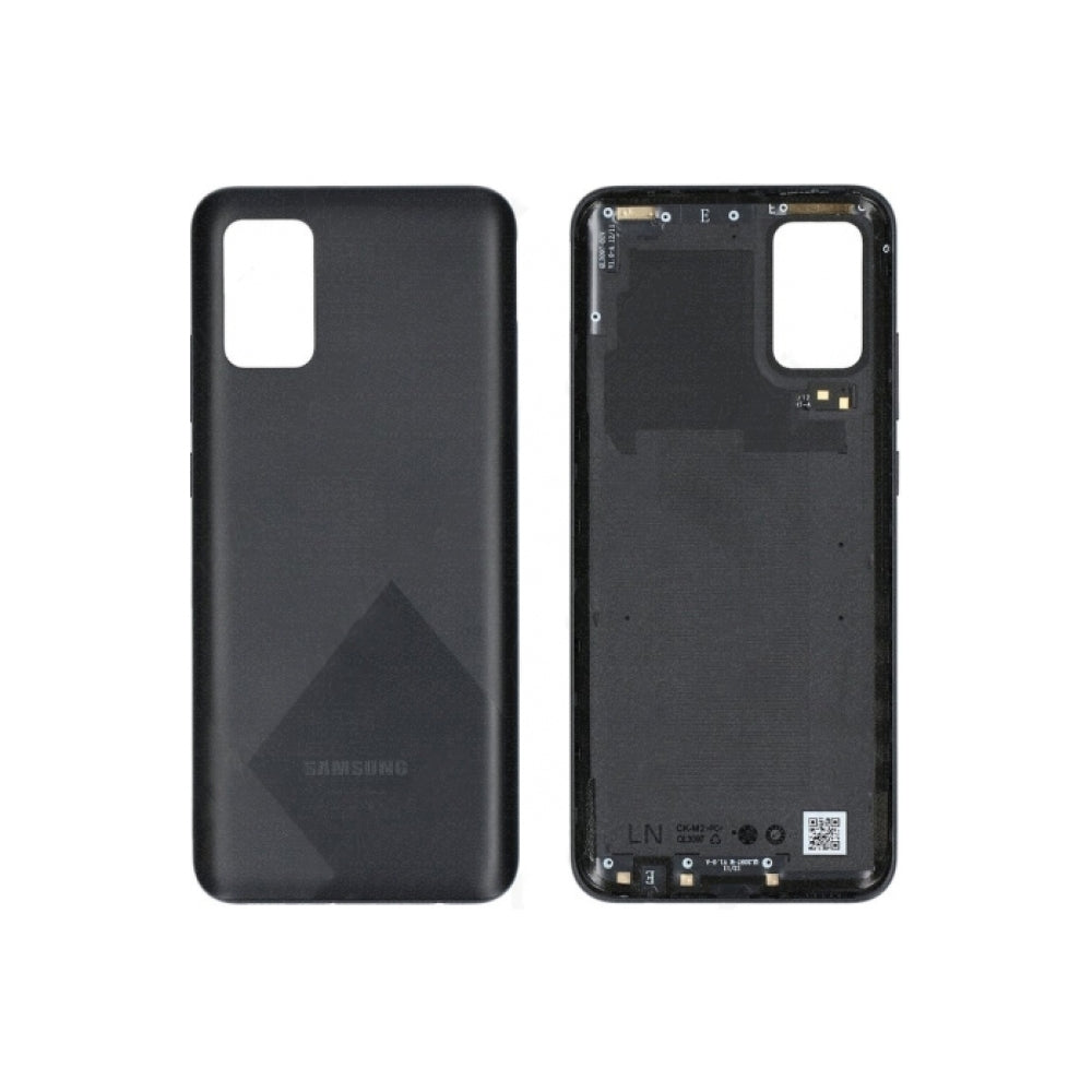 Vitre arrière/ cache batterie/ couvercle pour Samsung A02S SM-A025G Noir